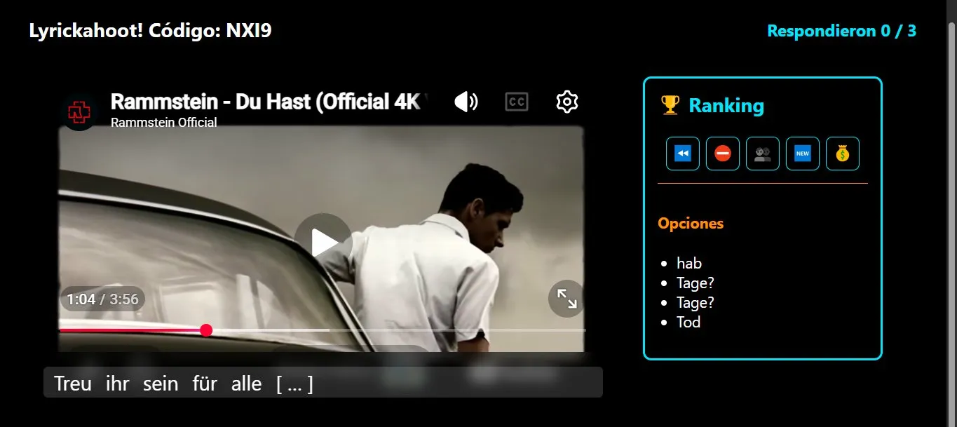 Lyrickahoot - jugadores